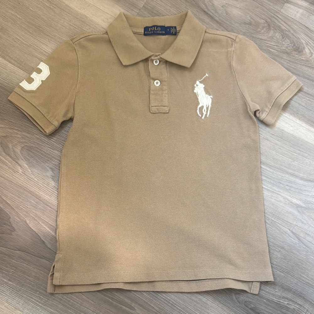 Polo by Ralph Lauren Kids Tan Polo Shirt